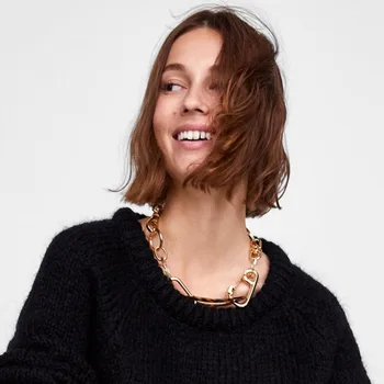 Vedawas ZA Women New Resin Statement Necklace Metal Circles Chain Choker Necklace Wedding Party Jewelry Female Bijoux Wholesale
Vedawas ZA Women New Resin Statement Necklace Metal Circles Chain Choker Necklace Wedding Party Jewelry Female Bijoux Wholesale