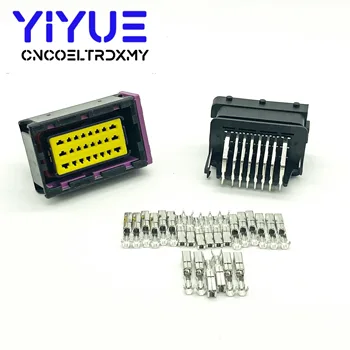 5/10 Sets FCI ECU Connector 24 Pin 24 Way Black Male And Female automotive Housing Sealed Connectors Plug Socket 211PC249S8005
5/10 Sets FCI ECU Connector 24 Pin 24 Way Black Male And Female automotive Housing Sealed Connectors Plug Socket 211PC249S8005