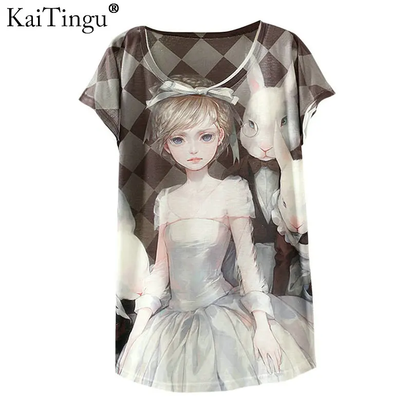 KaiTingu 2019 New Design Fashion Vintage Spring Summer T Shirt Women Tops Tshirt Animal Princess Print T-shirt Woman Clothes
KaiTingu 2019 New Design Fashion Vintage Spring Summer T Shirt Women Tops Tshirt Animal Princess Print T-shirt Woman Clothes