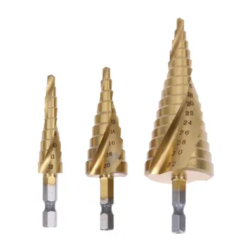 3pcs 4-12/20/32mm HSS Spiral Grooved Center Drill Bit Solid Carbide Mini Drill Titanium Step Drill Bit Woodworking Electric Tool
3pcs 4-12/20/32mm HSS Spiral Grooved Center Drill Bit Solid Carbide Mini Drill Titanium Step Drill Bit Woodworking Electric Tool
