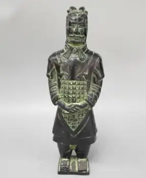 Chinese Collection Brass Carved Qin Terra-Cotta Warriors And Horses Figurines Soldier Statue Ancient Samurai Statue
Chinese Collection Brass Carved Qin Terra-Cotta Warriors And Horses Figurines Soldier Statue Ancient Samurai Statue