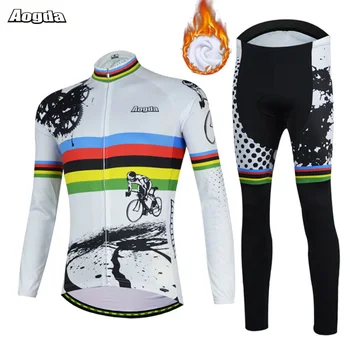 Aogda Winter Thermal Fleece Cycling Clothing Set Maillot Ropa Ciclismo Invierno MTB Bicycle Jerseys Bike Uniform
Aogda Winter Thermal Fleece Cycling Clothing Set Maillot Ropa Ciclismo Invierno MTB Bicycle Jerseys Bike Uniform