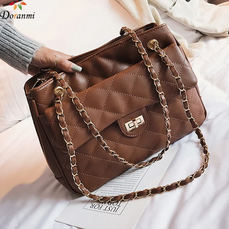 DORANMI Diamond Lattice Leather Shoulder Bags For Women 2019 Large Capacity Female Totes Bags Crossbody Bolsos Mujer DJB104
DORANMI Diamond Lattice Leather Shoulder Bags For Women 2019 Large Capacity Female Totes Bags Crossbody Bolsos Mujer DJB104
