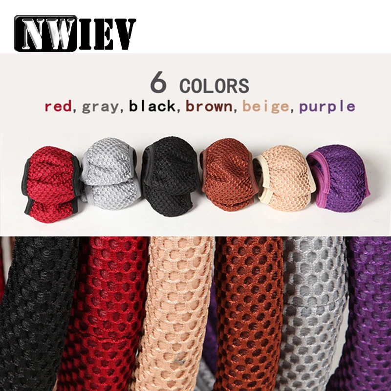 NWIEV Car Steering Wheel Cover Breathability Sandwich Fabric Skidproof For Skoda Octavia A5 A7 2 Rapid Fabia Yeti Superb Mini
NWIEV Car Steering Wheel Cover Breathability Sandwich Fabric Skidproof For Skoda Octavia A5 A7 2 Rapid Fabia Yeti Superb Mini
