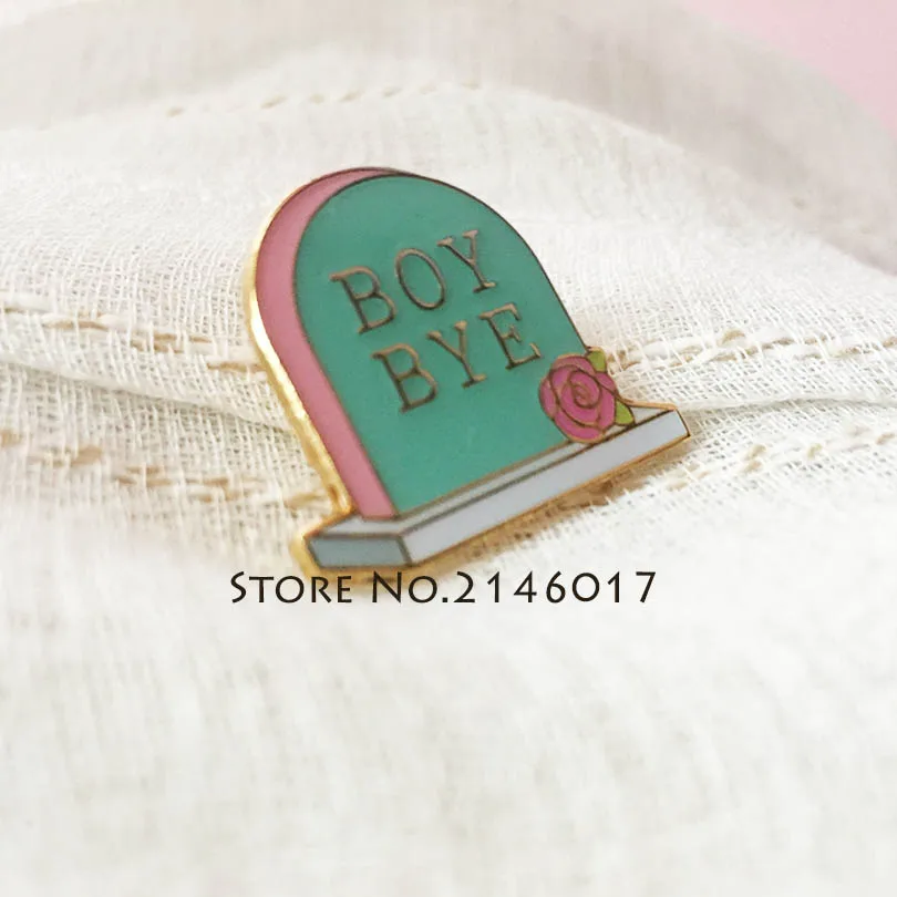20pcs Custom Pins Badge Feminism Women's Rights Feminist Grave Tomb Enamel Brooch 90's Fashion Gravestone BOY BYE Lapel Pin
20pcs Custom Pins Badge Feminism Women's Rights Feminist Grave Tomb Enamel Brooch 90's Fashion Gravestone BOY BYE Lapel Pin
