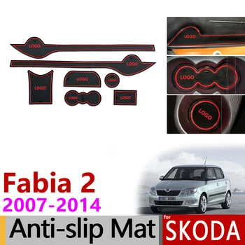 Anti-Slip Gate Slot Mat Rubber Cup Mats Coaster for Skoda Fabia 2 2007 - 2014 5J MK2 Combi Accessories Stickers 2008 2010 2011
Anti-Slip Gate Slot Mat Rubber Cup Mats Coaster for Skoda Fabia 2 2007 - 2014 5J MK2 Combi Accessories Stickers 2008 2010 2011