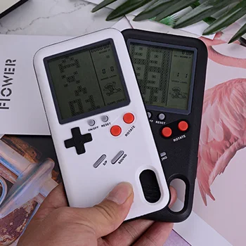 Game Case Tetris Phone Cases for iPhone X Shell TPU Silicone Protective Cover Retro Gameboy for iPhone X Case With Holder
Game Case Tetris Phone Cases for iPhone X Shell TPU Silicone Protective Cover Retro Gameboy for iPhone X Case With Holder