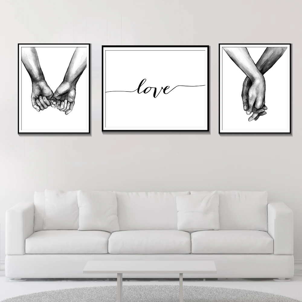 Nordic Poster Black And White Holding Hands Canvas Pictures Lover Quote Wall Art For Living Room Abstract Minimalist Decor
Nordic Poster Black And White Holding Hands Canvas Pictures Lover Quote Wall Art For Living Room Abstract Minimalist Decor