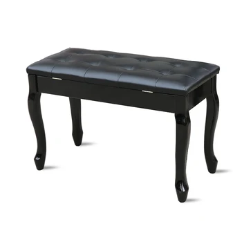 Universal double piano stool curved leg stool with bookcase wood stool electric piano bench
Universal double piano stool curved leg stool with bookcase wood stool electric piano bench