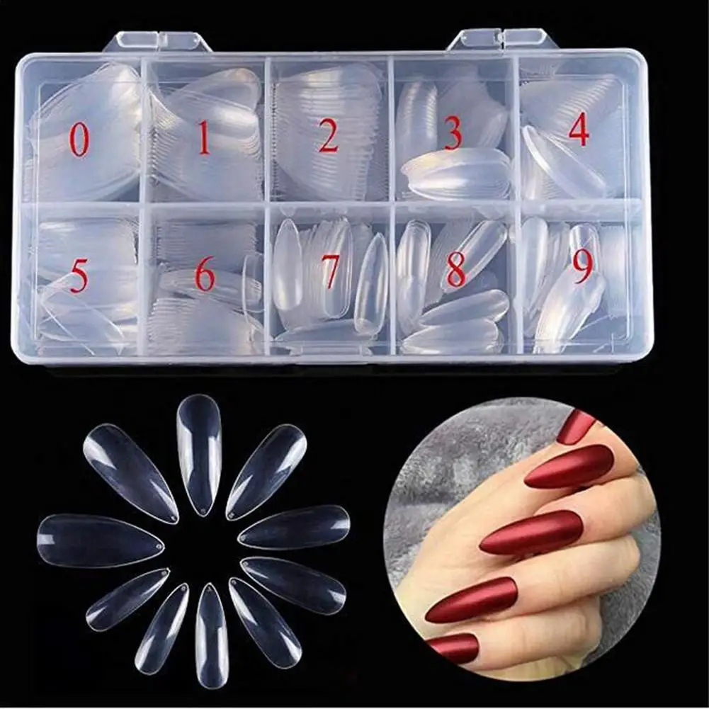 New 1 Box + 500pcs Tips White/Clear/Natural Color Half Fake False Nail Art Artificial Acrylic Gel UV Manicure Set DIY
New 1 Box + 500pcs Tips White/Clear/Natural Color Half Fake False Nail Art Artificial Acrylic Gel UV Manicure Set DIY