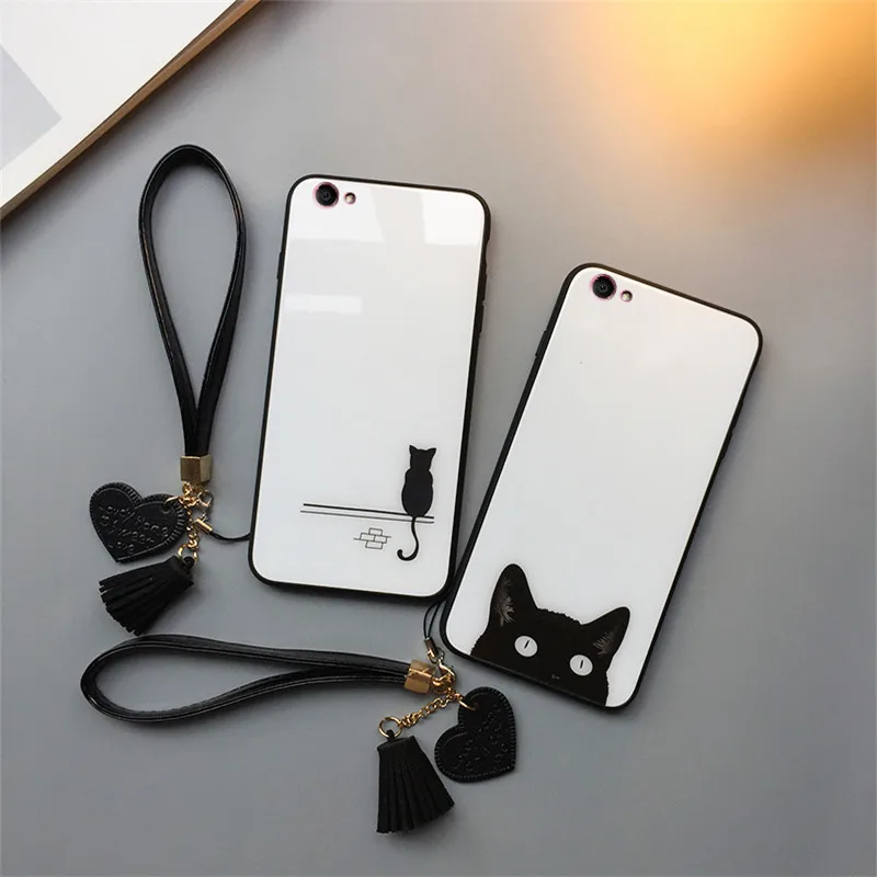 BONVAN Cartoon Cat Case For Xiaomi Redmi Note 5A Prime Glass Hard Cover For Xiaomi Redmi 5A 6A 7A Wrist Strap Couqe Capa
BONVAN Cartoon Cat Case For Xiaomi Redmi Note 5A Prime Glass Hard Cover For Xiaomi Redmi 5A 6A 7A Wrist Strap Couqe Capa