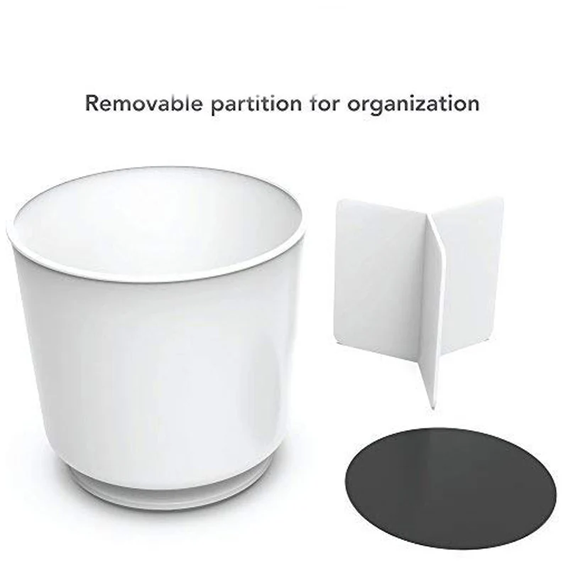 Rotating Utensil Holder utensils Caddy with No-Tip Weighted Base Removable Divider And Gripped Insert | Rust Proof and Dishwashe
Rotating Utensil Holder utensils Caddy with No-Tip Weighted Base Removable Divider And Gripped Insert | Rust Proof and Dishwashe