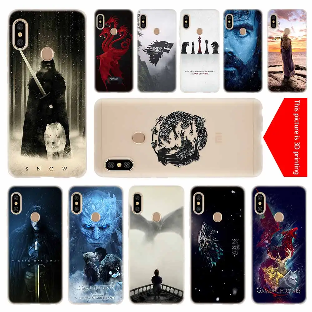 cover soft Silicone TPU Case For Xiaomi Redmi 3 4X 4a 5 Plus 5a S2 6a 6 Pro Note 7 5 6 4 3 5a prime Game of Throne poster
cover soft Silicone TPU Case For Xiaomi Redmi 3 4X 4a 5 Plus 5a S2 6a 6 Pro Note 7 5 6 4 3 5a prime Game of Throne poster