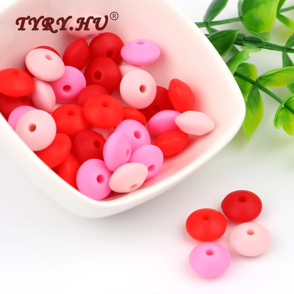 TYRY.HU 40PC 12mm Silicone Lentil Abacus Loose Beads Baby Teething Teether Beads Gifts BPA Safe Nursing Chewing For DIY Necklace
TYRY.HU 40PC 12mm Silicone Lentil Abacus Loose Beads Baby Teething Teether Beads Gifts BPA Safe Nursing Chewing For DIY Necklace
