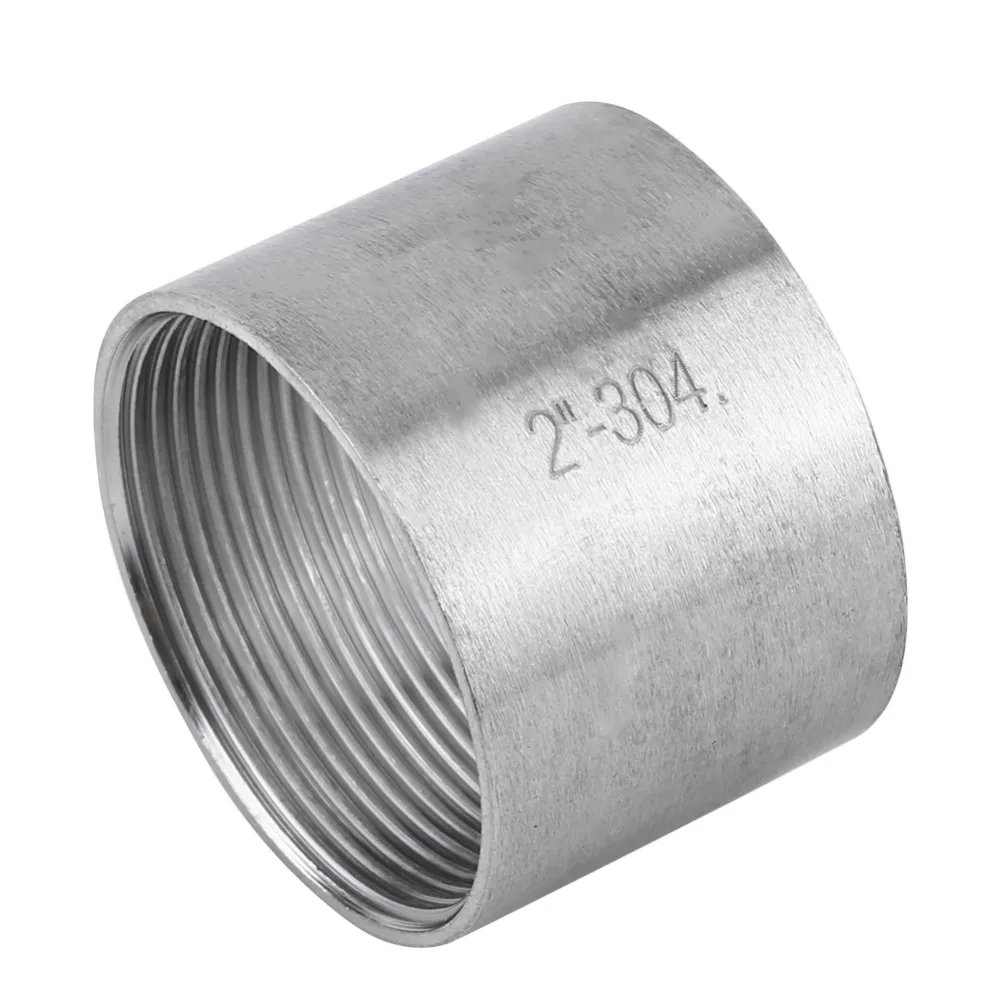 

1/2" Female* Female Coupling F/F Stainless Steel SS304 Threaded Couple Pipe Fittings Female x Female Threaded Pipe Fitting