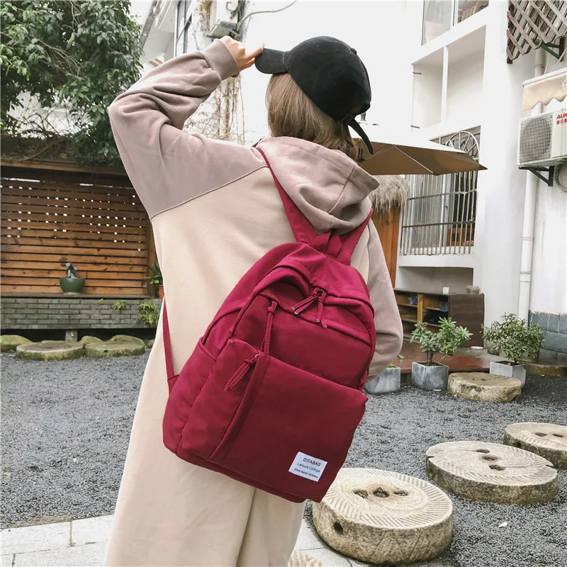 Women Nylon Backpacks School Bags For Teenager Girls Student Larger Capacity Laptop Solid School Backpack College Travel BookBag
Women Nylon Backpacks School Bags For Teenager Girls Student Larger Capacity Laptop Solid School Backpack College Travel BookBag
