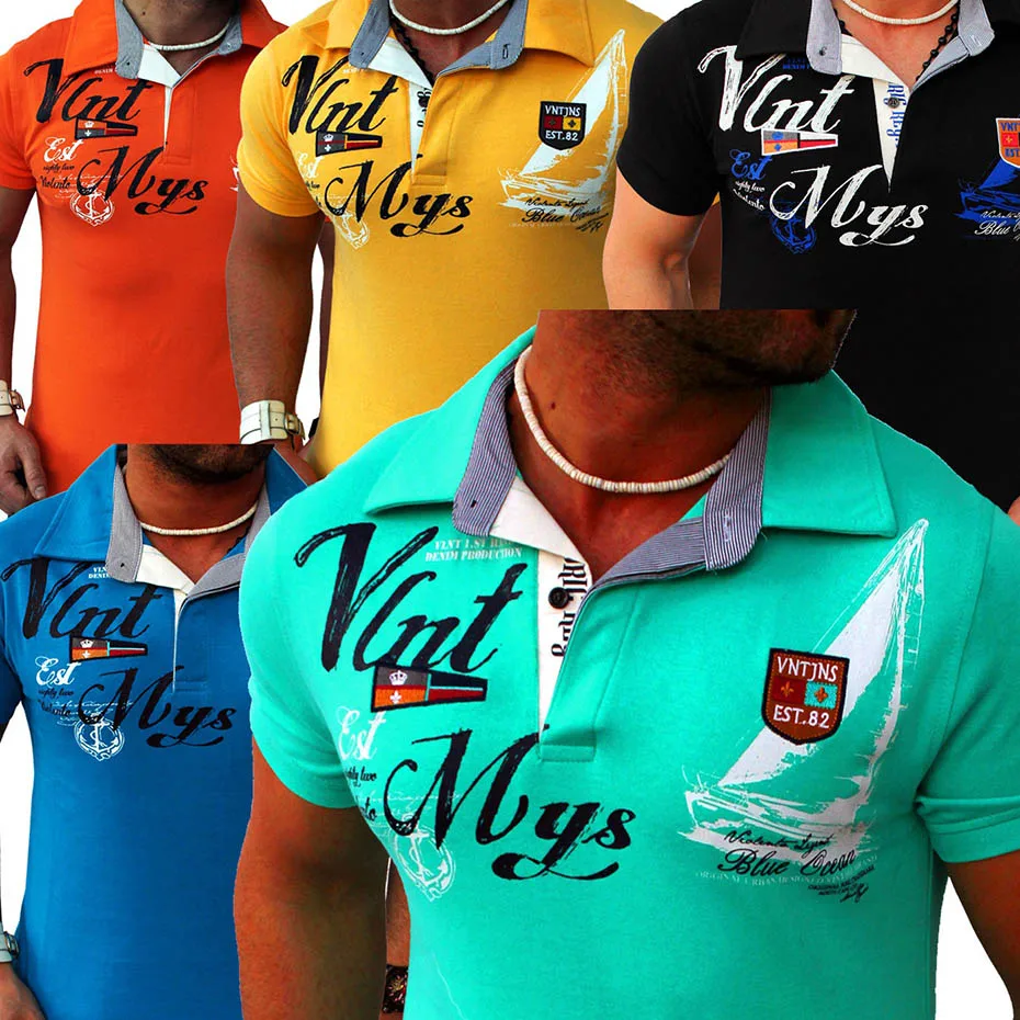 ZOGAA Men's Polo Shirts 2019 Brand New Polo Shirt High Quality Short-sleeve Letter Printed Casual Silm Polo Shirt Men Clothing
ZOGAA Men's Polo Shirts 2019 Brand New Polo Shirt High Quality Short-sleeve Letter Printed Casual Silm Polo Shirt Men Clothing