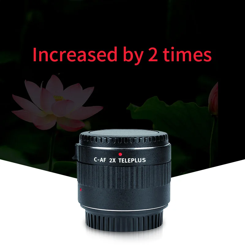Viltrox C-AF 2X Magnification Teleconverter Lens Auto Focus Mount Lens for Canon DSLR Camera EF Lens 70 200MM 100mm 135mm
Viltrox C-AF 2X Magnification Teleconverter Lens Auto Focus Mount Lens for Canon DSLR Camera EF Lens 70 200MM 100mm 135mm