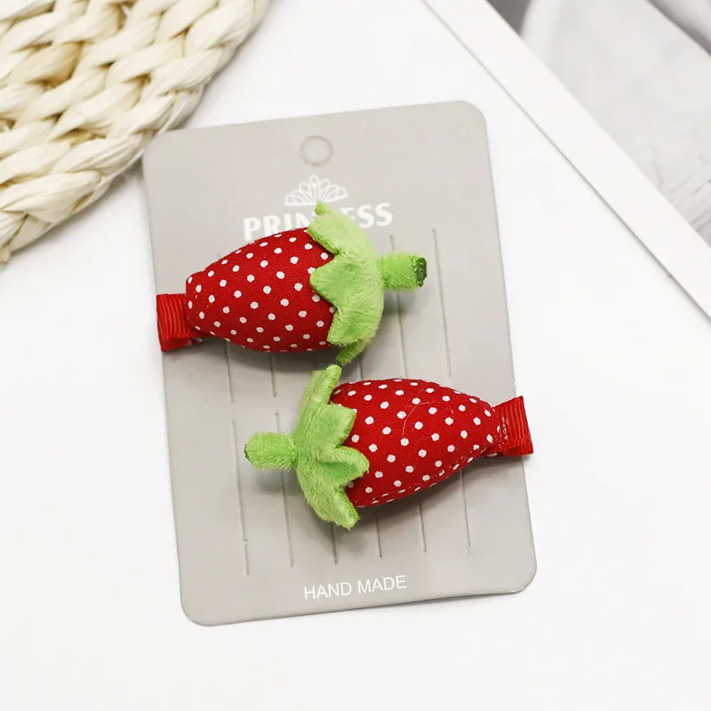 New Fashion Girls Handmade Red Strawberry Cherry Flower Hairpins Cute Handmade Bobby Pins Fruit Floral Hair Clips
New Fashion Girls Handmade Red Strawberry Cherry Flower Hairpins Cute Handmade Bobby Pins Fruit Floral Hair Clips