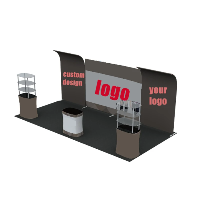 10ft Fabric tension trade show display exhibition booth fabric wall banner stand
10ft Fabric tension trade show display exhibition booth fabric wall banner stand