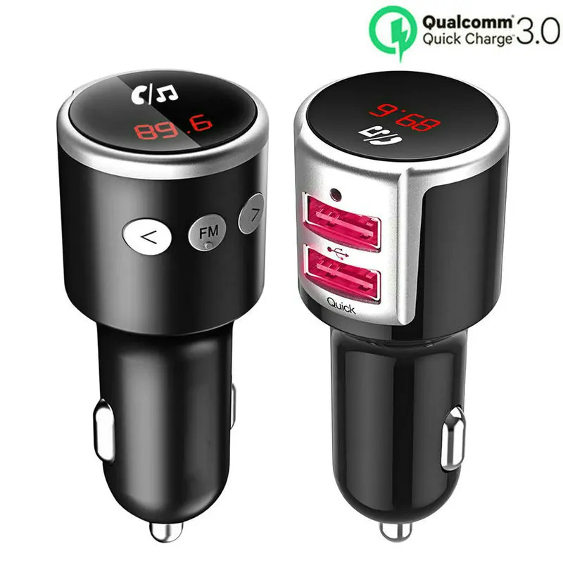 Tikigogo Nice QC3.0 Quick Charge 2 USB Car Charger Handsfree Bluetooth Car Kit Wireless FM Transmitter Car MP3 Player
Tikigogo Nice QC3.0 Quick Charge 2 USB Car Charger Handsfree Bluetooth Car Kit Wireless FM Transmitter Car MP3 Player