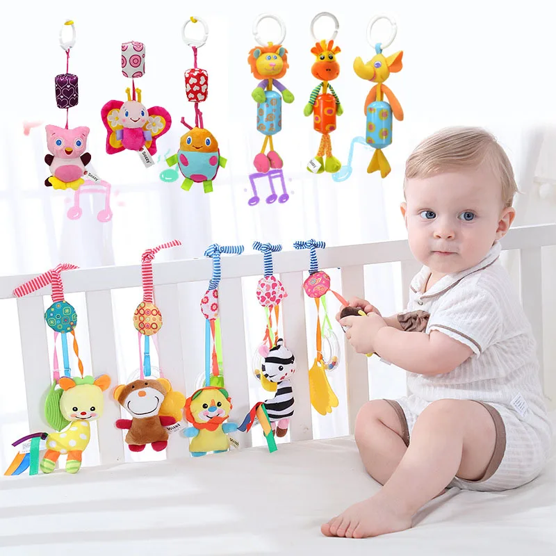 Baby Toys 0-12months Crib Mobile Rattles Cute Plush Toy for Stroller Bed Hanging Cartoon Animal Wind Chime with Silicon Teether
Baby Toys 0-12months Crib Mobile Rattles Cute Plush Toy for Stroller Bed Hanging Cartoon Animal Wind Chime with Silicon Teether