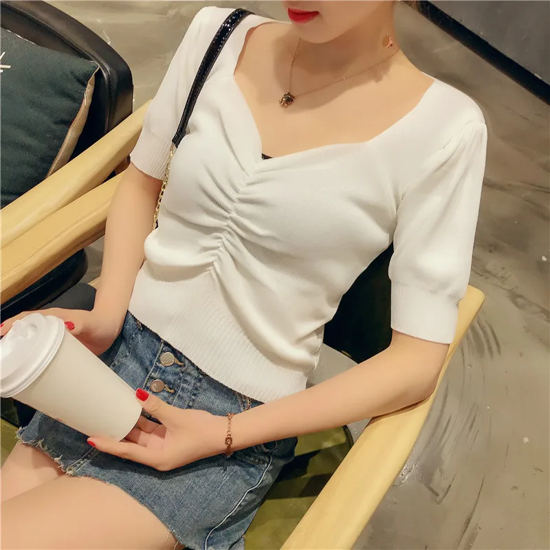 floor, 3rd floor, 1st floor, B district) actual photo of the new summer knitted sweater of the 2019 Korean edition 18
floor, 3rd floor, 1st floor, B district) actual photo of the new summer knitted sweater of the 2019 Korean edition 18