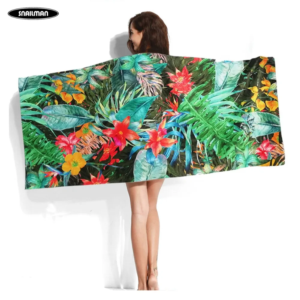 Brand Surfing Compact Beach Towel Microfiber summer Travel quick drying surf Flower printing Towel
Brand Surfing Compact Beach Towel Microfiber summer Travel quick drying surf Flower printing Towel