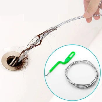 Sewer Cleaning Wire Spring Home Bendable Sink Tub Toilet Dredge Pipe Snake Tools Removal Clog Hair Filter Drain Cleaners
Sewer Cleaning Wire Spring Home Bendable Sink Tub Toilet Dredge Pipe Snake Tools Removal Clog Hair Filter Drain Cleaners