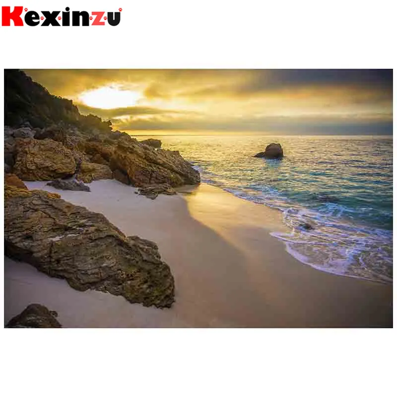 kexinzu Full Square/Round 5D Diy Diamond Painting Cross Stitch "Sea Scenery" Diamond 3D Embroidery Mosaic Home Decor Gift K018
kexinzu Full Square/Round 5D Diy Diamond Painting Cross Stitch "Sea Scenery" Diamond 3D Embroidery Mosaic Home Decor Gift K018