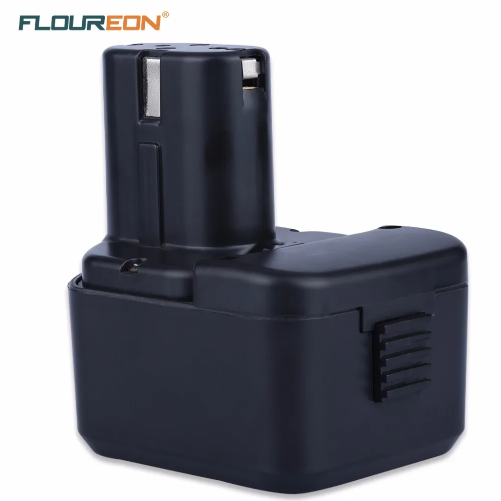 

Floureon For HITACHI 12V 3.0Ah Battery 3000mAh NI-MH Power Tool Replacement Battery HIT for EB1212S EB1214L EB1214S EB1220BL