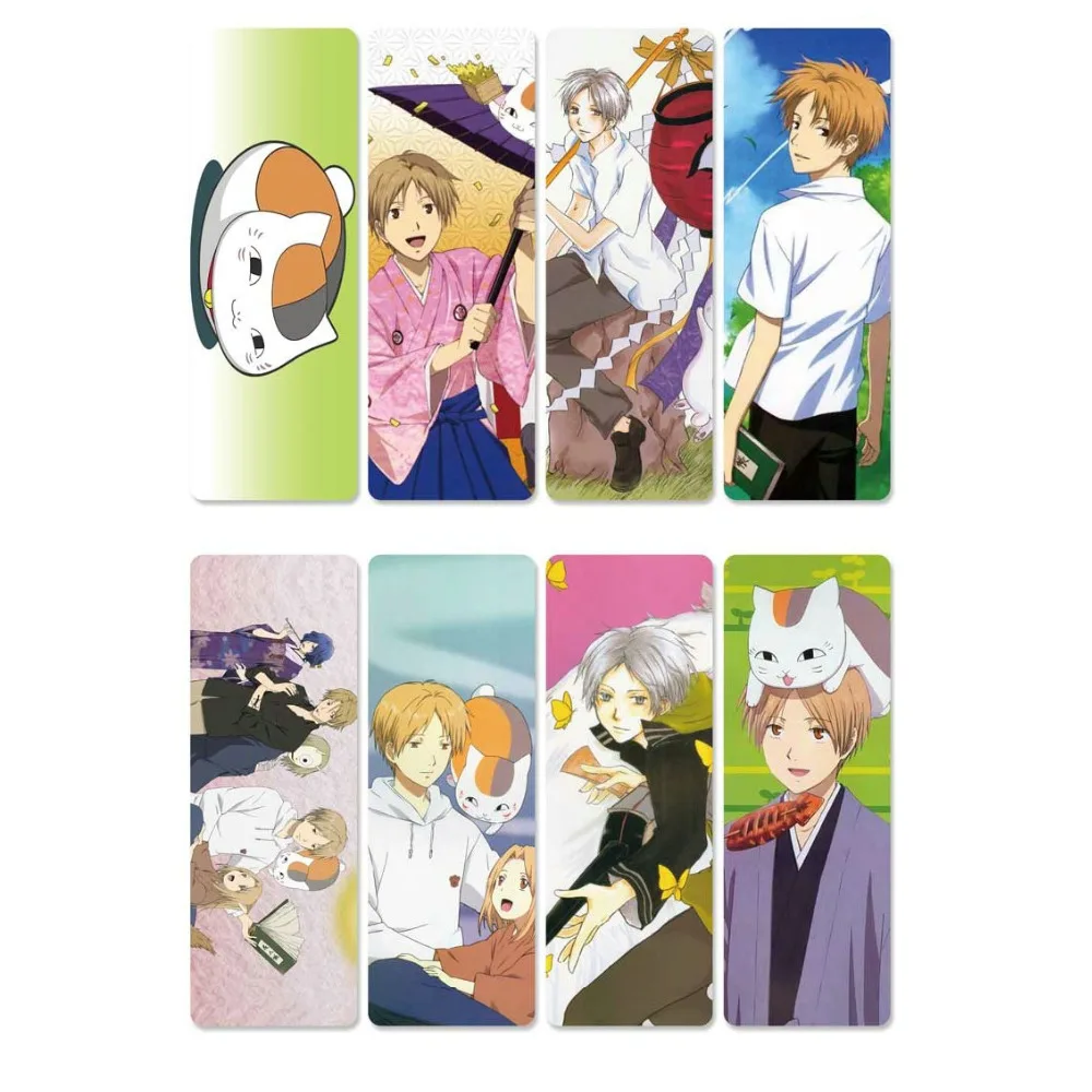 8pcs Cartoon Comic Natsume Yuujinchou Anime Bookmarks Waterproof Transparent PVC Plastic Colorful Bookmakers Gifts For Kids
8pcs Cartoon Comic Natsume Yuujinchou Anime Bookmarks Waterproof Transparent PVC Plastic Colorful Bookmakers Gifts For Kids