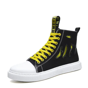 neujge 2019 summer new Korean version of the trend high help hole flat shoes casual wild breathable canvas shoes men 100402
neujge 2019 summer new Korean version of the trend high help hole flat shoes casual wild breathable canvas shoes men 100402
