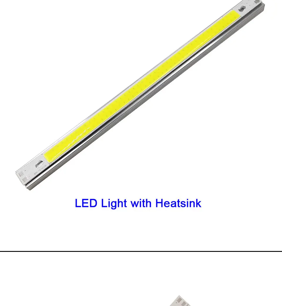 20cm cob led strip light bulb lamp 12v 10w led lighting for diy car bulbs (8)