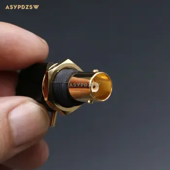 HIFI Gold-plated copper BNC Digital coaxial signal PCB welding socket Turntable DAC Decoder socket 
HIFI Gold-plated copper BNC Digital coaxial signal PCB welding socket Turntable DAC Decoder socket