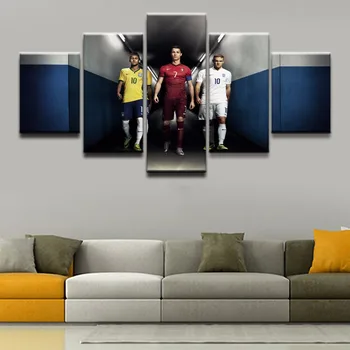 Home Decorative Pictures Living Room Wall Art Framework HD Prints Canvas 5 Pieces Modern Sports Soccer Painting Modular Poster
Home Decorative Pictures Living Room Wall Art Framework HD Prints Canvas 5 Pieces Modern Sports Soccer Painting Modular Poster