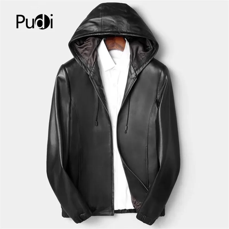 Pudi MT919 2019 New fashion mens jackets and coats Short hooded genuine sheepskin leather jackets real leather outwear
Pudi MT919 2019 New fashion mens jackets and coats Short hooded genuine sheepskin leather jackets real leather outwear