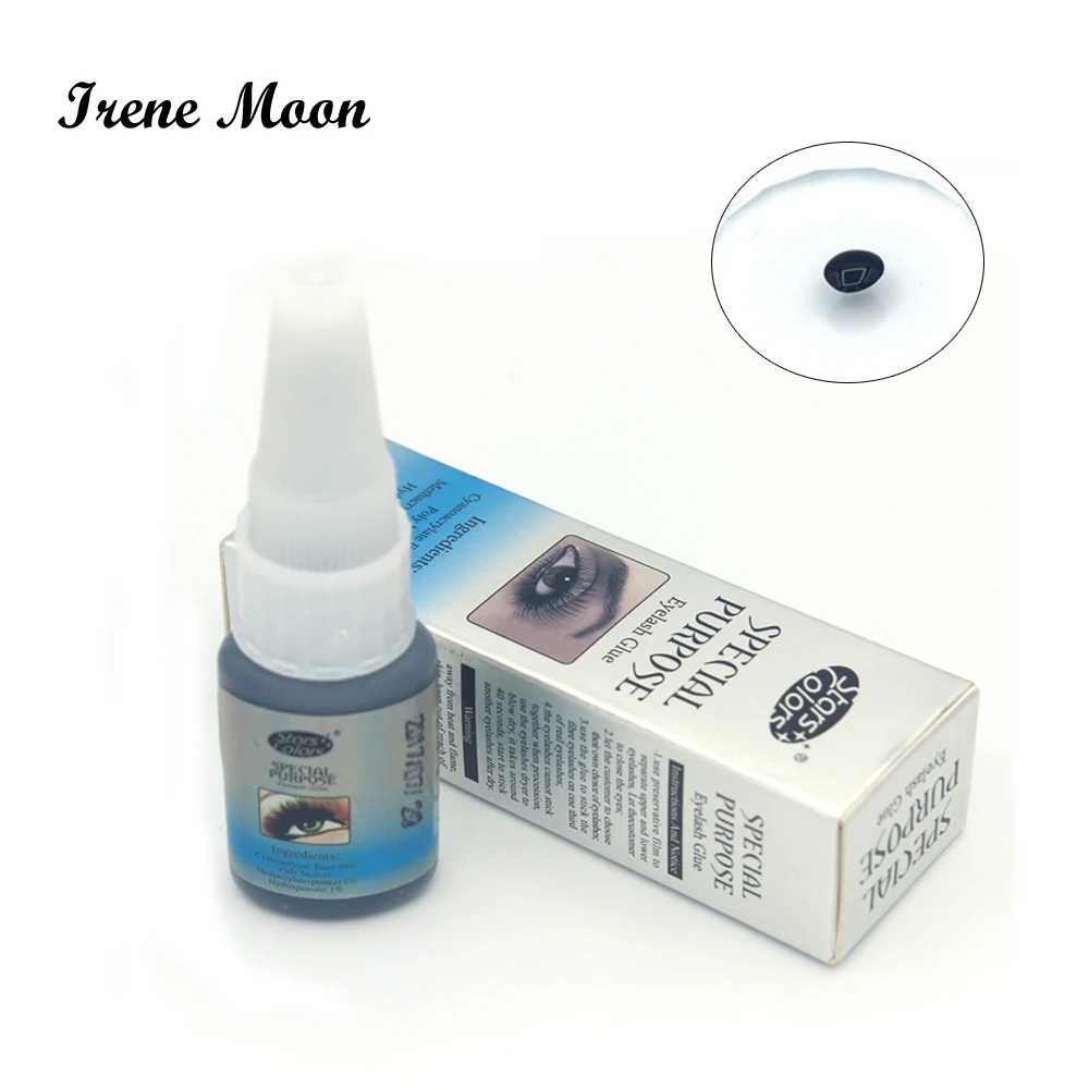 15ml Black Professional Eyelash Extension Long Lasting Eyelashes Glue/Adhesive With Odor Permanent False Eyelash Grafting Glue