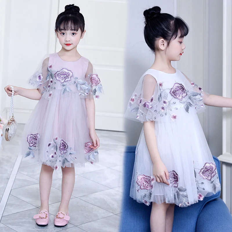Children Dresses for Girl Short Sleeve Princess Kids Clothes O-Neck Embroidery Children Dress 4 6 8 10 12 Year Vestidos
Children Dresses for Girl Short Sleeve Princess Kids Clothes O-Neck Embroidery Children Dress 4 6 8 10 12 Year Vestidos