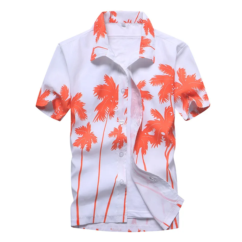 Fashion Beach Hawaiian Shirts Men Clothes 2019 Summer Coconut Tree Printed Short Sleeve Button Down Hawaiian Aloha Shirts Mens
Fashion Beach Hawaiian Shirts Men Clothes 2019 Summer Coconut Tree Printed Short Sleeve Button Down Hawaiian Aloha Shirts Mens