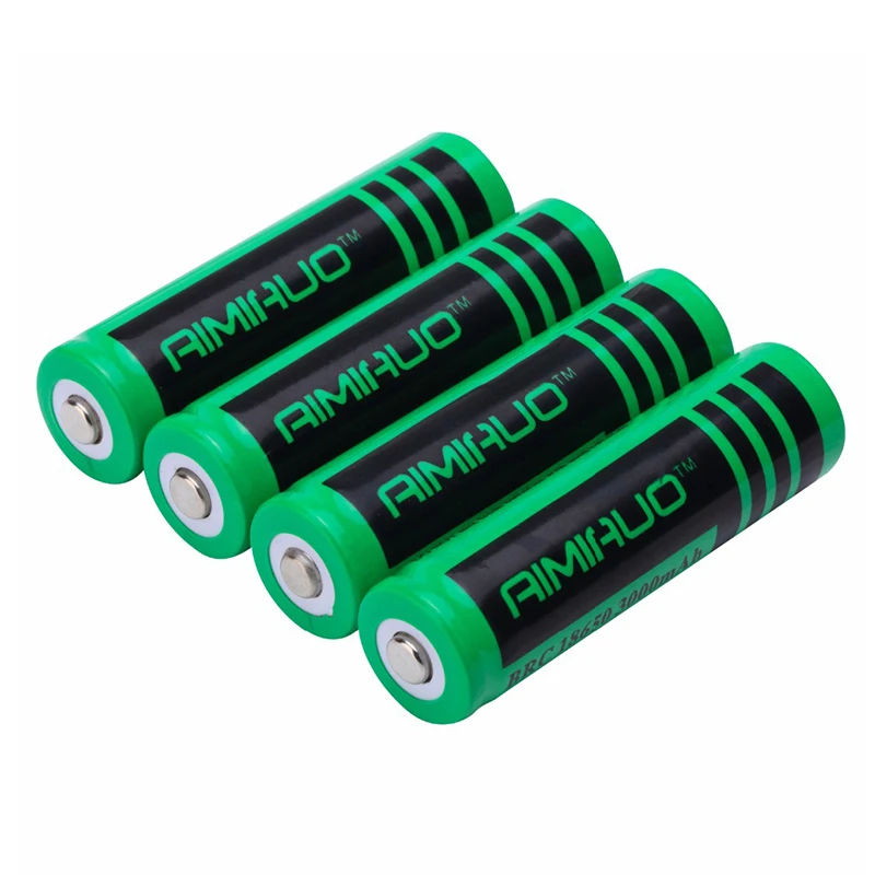 AIMIHUO 18650 3.7V 3000mAh Li-ion Rechargeable Battery Cell Flashlight headlight battery
AIMIHUO 18650 3.7V 3000mAh Li-ion Rechargeable Battery Cell Flashlight headlight battery