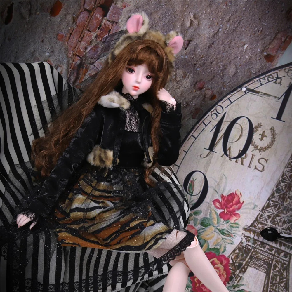 1/3 bjd doll joint body doll with hair dress shoes headdress, Name by Amber SD Toy DC gift for girl, 62cm
1/3 bjd doll joint body doll with hair dress shoes headdress, Name by Amber SD Toy DC gift for girl, 62cm