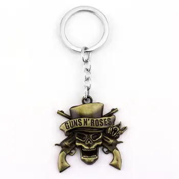 Skull Guns Rose Pendant Keychain Halloween Cos Halloween Christmas Birthday Gift Metal Keychain
Skull Guns Rose Pendant Keychain Halloween Cos Halloween Christmas Birthday Gift Metal Keychain