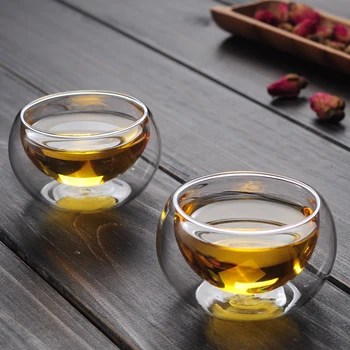 6 Pcs Heat Resistant Double Wall Glass Tea Cup Double Layer Clear Glass Teacup 50ml For Blooming Puer tea 357g
6 Pcs Heat Resistant Double Wall Glass Tea Cup Double Layer Clear Glass Teacup 50ml For Blooming Puer tea 357g
