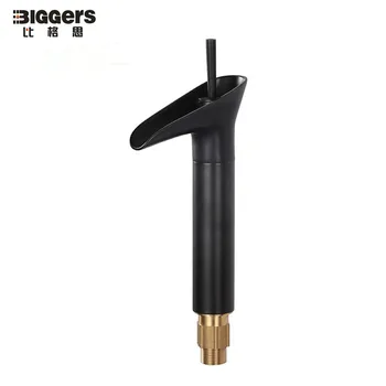 Free shipping Biggers faucet black bronze copper deck mounted waterfall bathroom basin faucet cold and hot water robinet 2170K
Free shipping Biggers faucet black bronze copper deck mounted waterfall bathroom basin faucet cold and hot water robinet 2170K