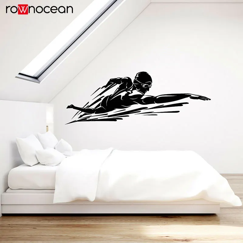Swimmer Swimming Pool Water Sports Wall Stickers Vinyl Home Decor Removable Mural Interior Room Decals Wallpaper 3463
Swimmer Swimming Pool Water Sports Wall Stickers Vinyl Home Decor Removable Mural Interior Room Decals Wallpaper 3463