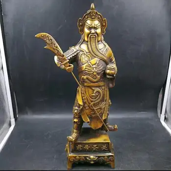 China large statue of Guan Gong lucky talisman copper ornaments crafts monarch and putting off the
China large statue of Guan Gong lucky talisman copper ornaments crafts monarch and putting off the
