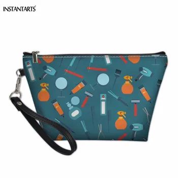 INSTANTARTS Fashion Barber Shop/Hair Style Pattern Woman Cosmetic Bags Casual Large Storage Makeup Cases Zipper PU Leather Bag
INSTANTARTS Fashion Barber Shop/Hair Style Pattern Woman Cosmetic Bags Casual Large Storage Makeup Cases Zipper PU Leather Bag