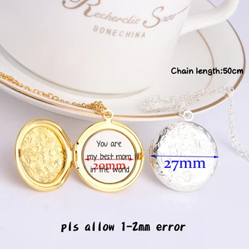 Floating Plate Lettering You Are My Best Mom In The World Fashion Open The Phase Box Locket For Mother's Day Jewelry Gift
Floating Plate Lettering You Are My Best Mom In The World Fashion Open The Phase Box Locket For Mother's Day Jewelry Gift