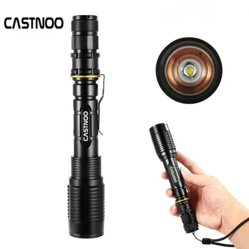 CASTNOO Powerful 8000 Lumen T6 LED Flashlight Torch Tactical 5 modes camping hunting hiking lantern for 18650 Battery
CASTNOO Powerful 8000 Lumen T6 LED Flashlight Torch Tactical 5 modes camping hunting hiking lantern for 18650 Battery
